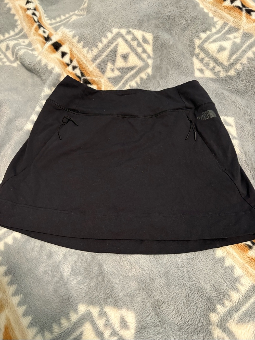 The North Face Black Athletic Skort with Zip Pockets